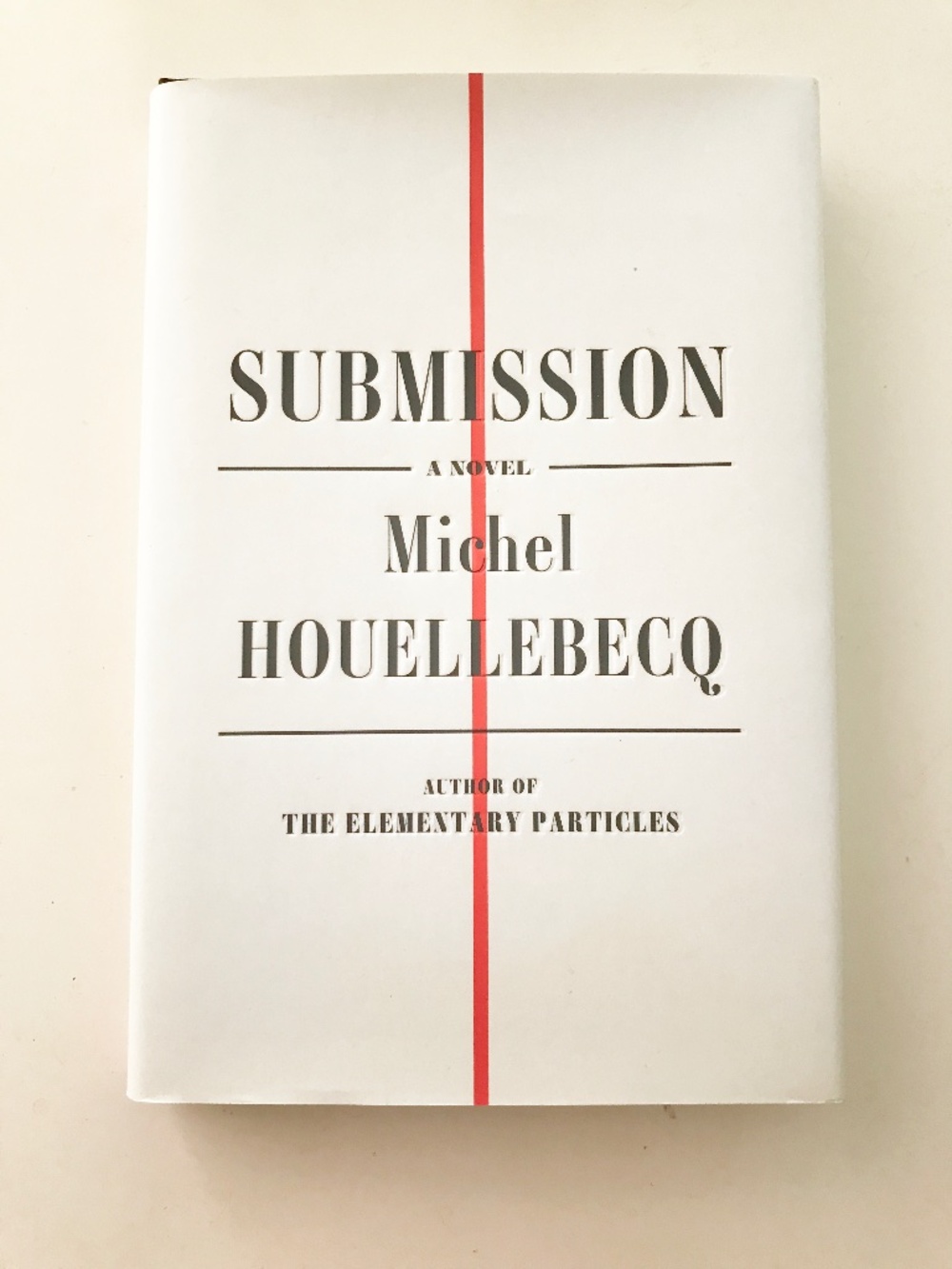 NWT "Submission" A Novel by Michel Houellebecq